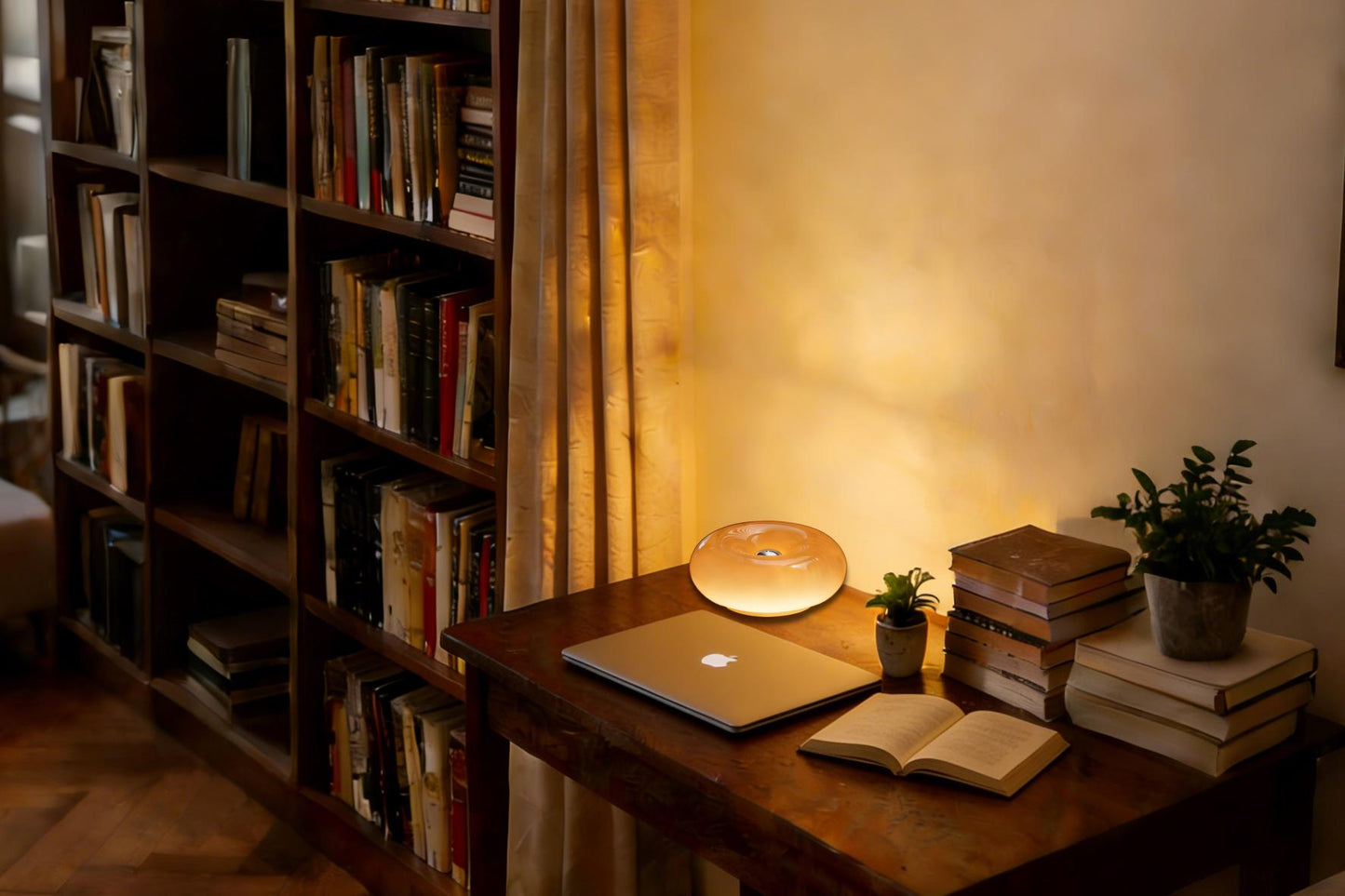 Aesthetic Doughnut LED Night Lamp – Cozy Ambient Light, Touch Control,Warm Color