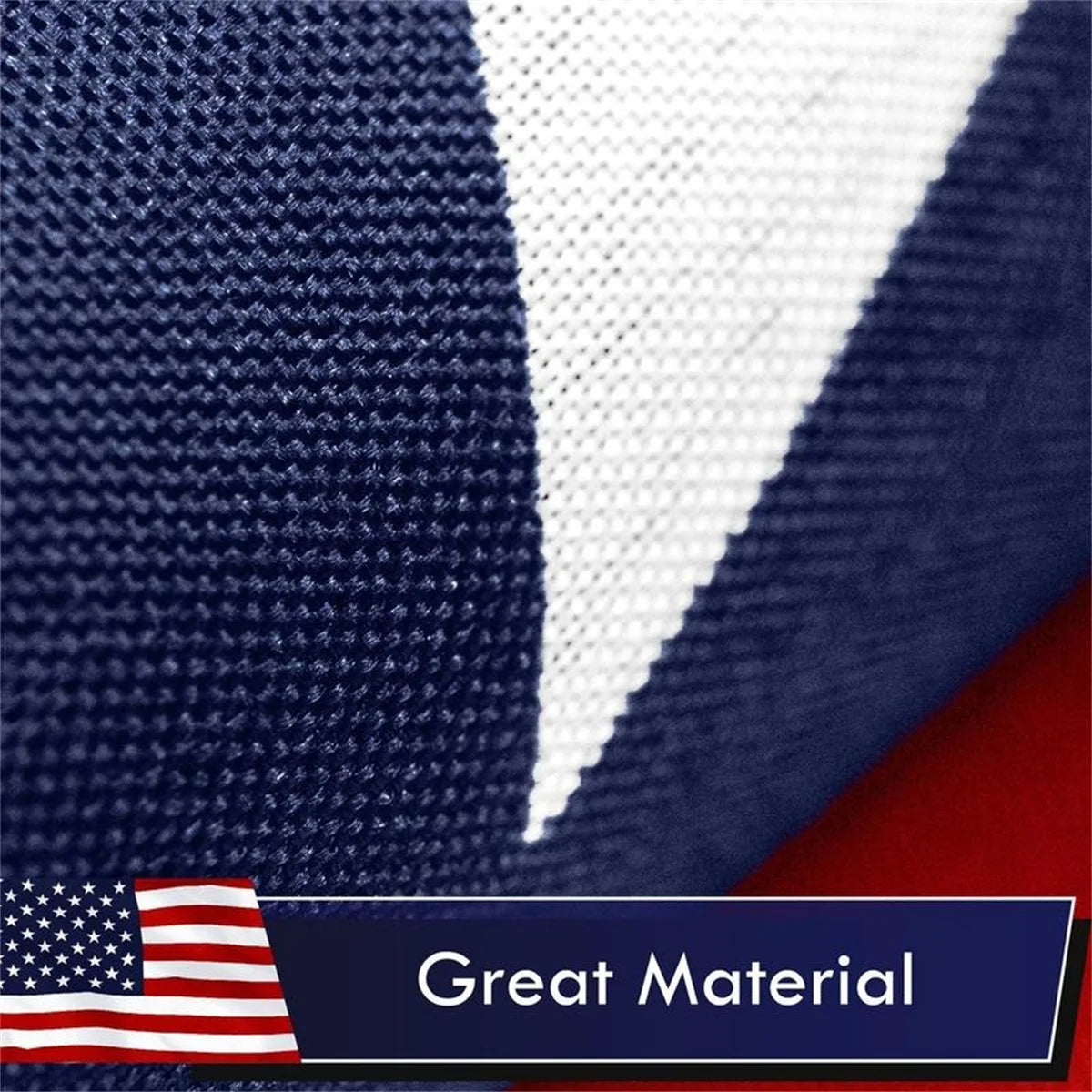 American Flag 3x5 Ft 75D Printed Polyester for Outdoor Indoor Decoration with Brass Grommets Heavy Duty Fade Resistant
