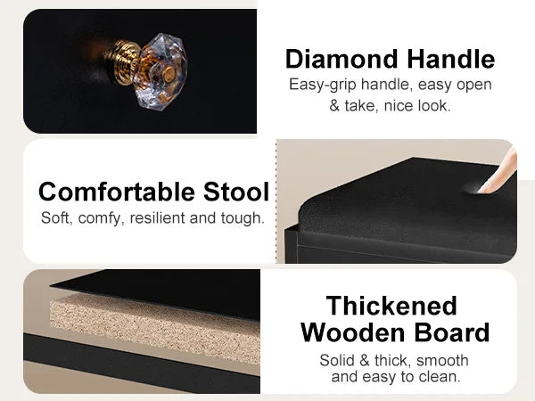 Comhoma Vanity Table and Chair Set with 4 Drawers and Charging Station, Bedroom Dresser Led Mirror Stepless Dimmable