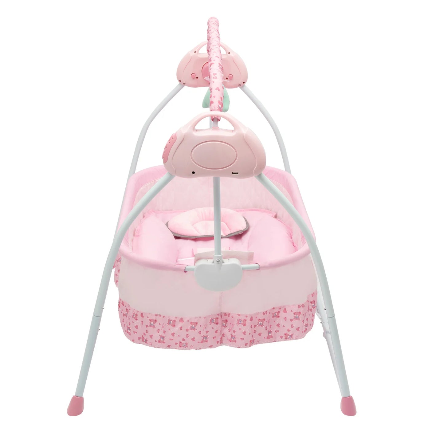 Cradle Swing Sleeping Bed Auto Rocking Chair Bed Swing 5 Speed Stand Baskets Musical Sleeping Basket 0-18 Months