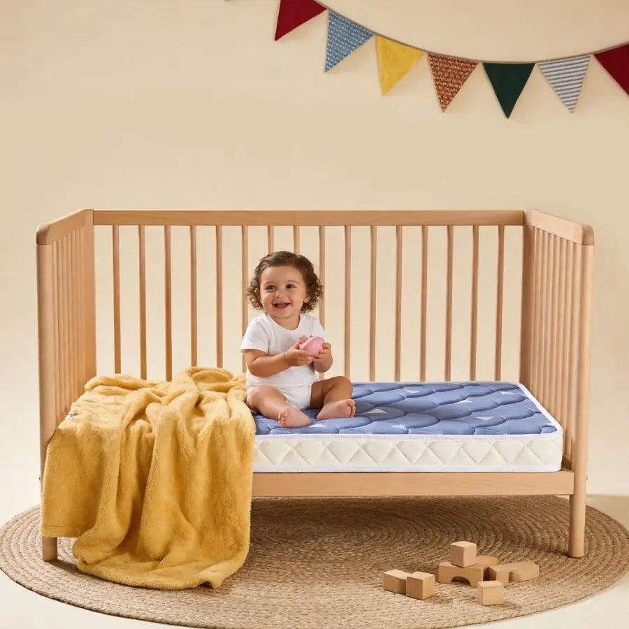 Crib Mattress 38 x 24 x 4 Firm Support and Comfort Premium Foam,Noiseless and Odorless,Hypoallergenic Mini Crib Mattress,Fits M