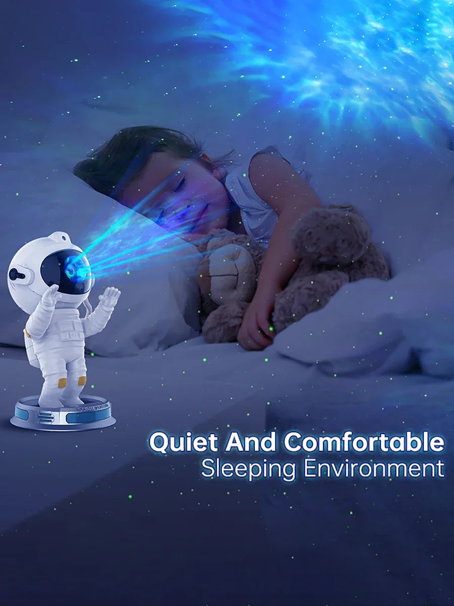 Kids Star Projector Night Light with Remote Control 360°Adjustable Design Astronaut Nebula Galaxy Lighting for Children Adults