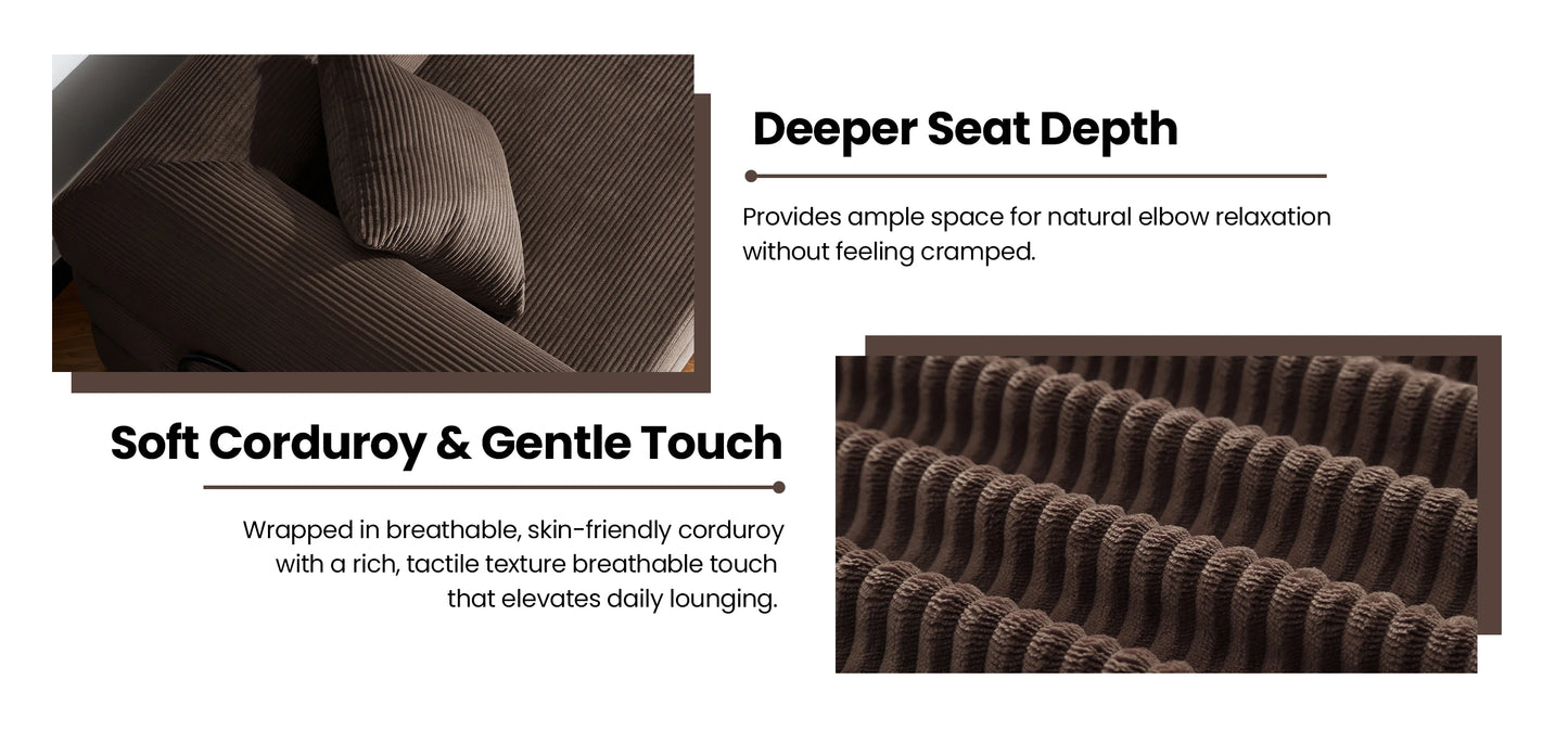 79’’ Folding Convertible Sofa Bed Corduroy Upholstered Boneless Couch, Loveseat Sleeper Floor Sofa for Living Room Bedroom