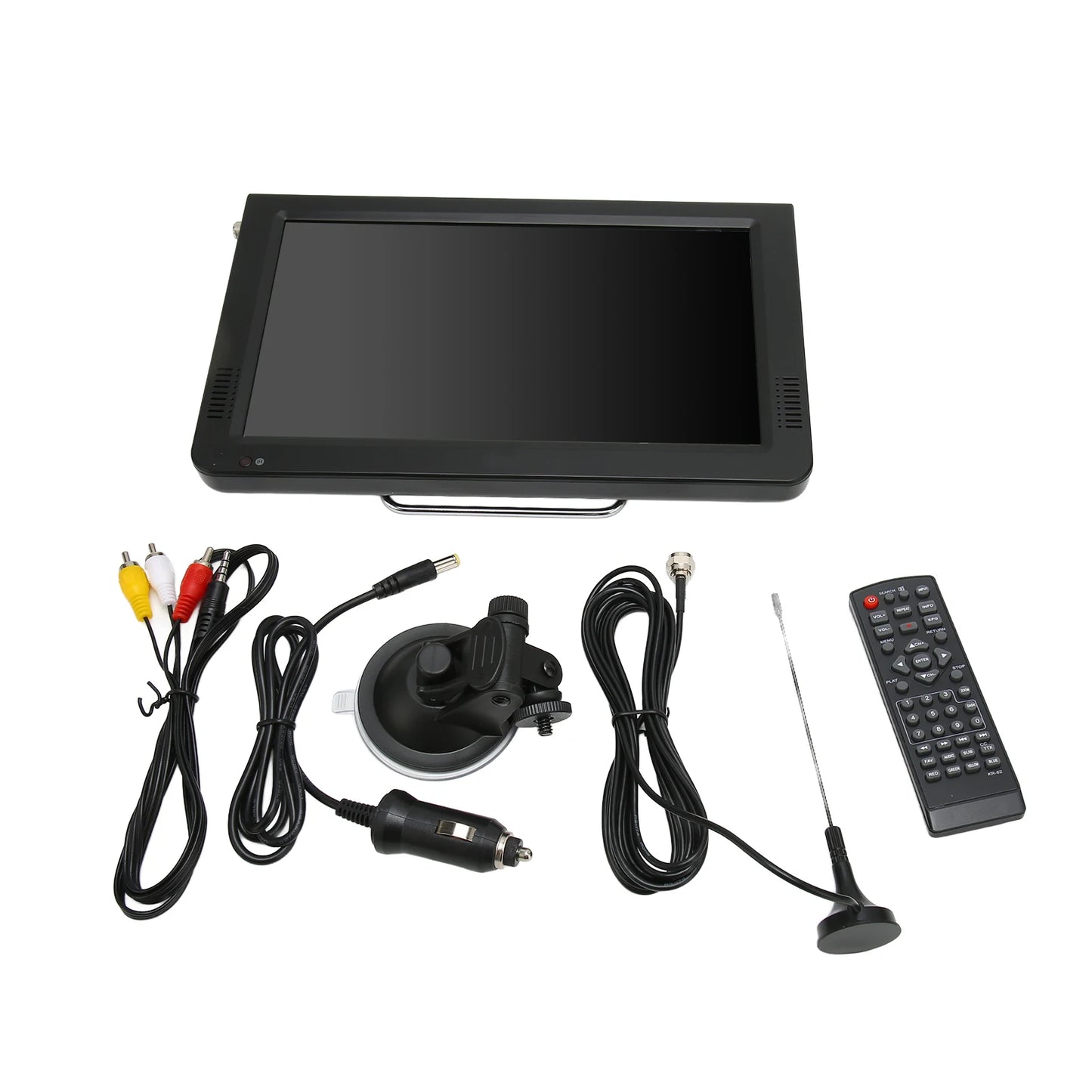 Portable TV 10 Inch High Sensitivity Tuner Rechargeable ATSC Digital TV for Car Outdoor Portable TV Rechargeable ATSC Digital TV