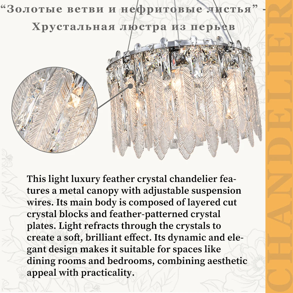 Modern Crystal Chandelier Living Room Ceiling Chandeliers Villa Loft Silver Lustre Lighting Home Decor Hanging Ceiling Lights