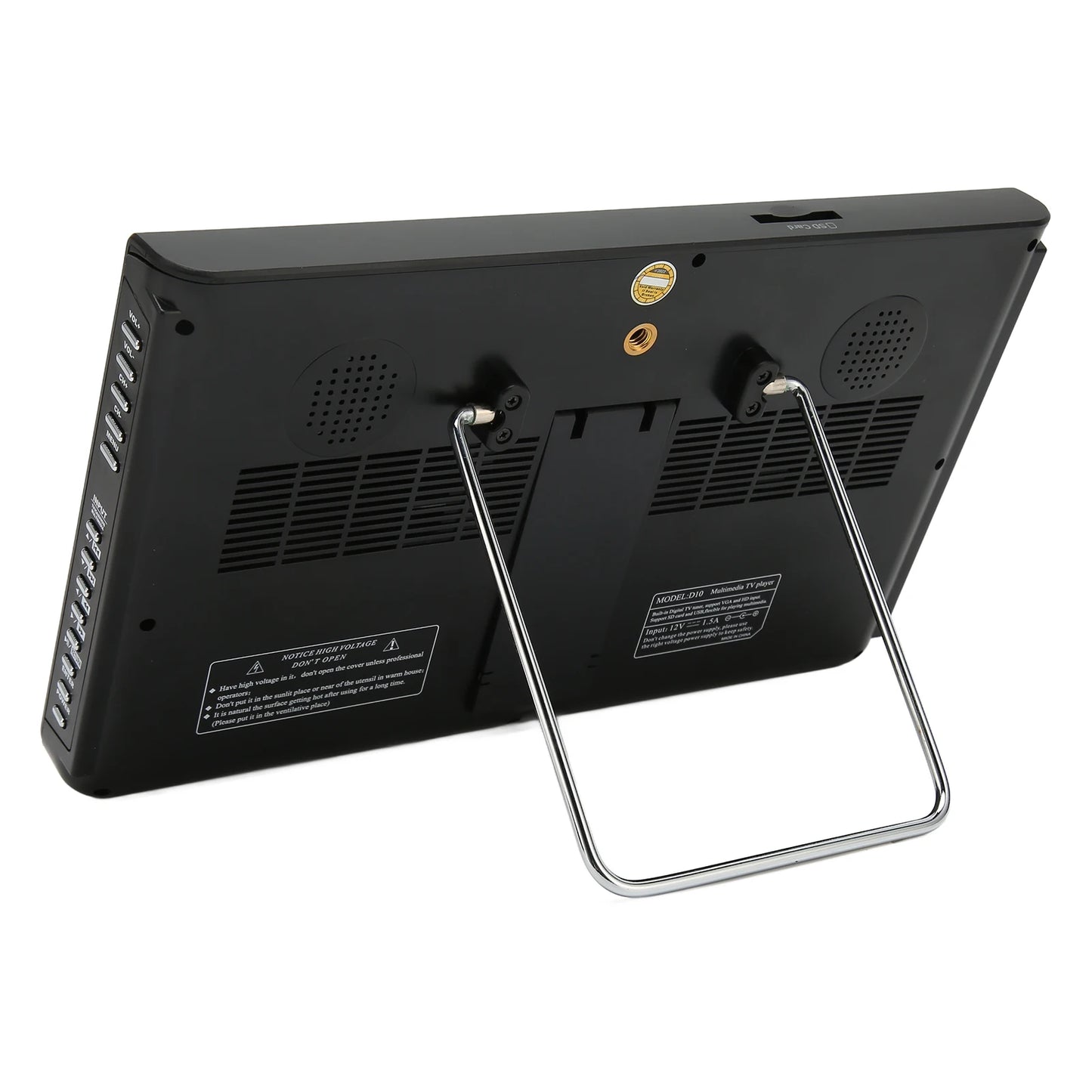 Portable TV 10 Inch High Sensitivity Tuner Rechargeable ATSC Digital TV for Car Outdoor Portable TV Rechargeable ATSC Digital TV