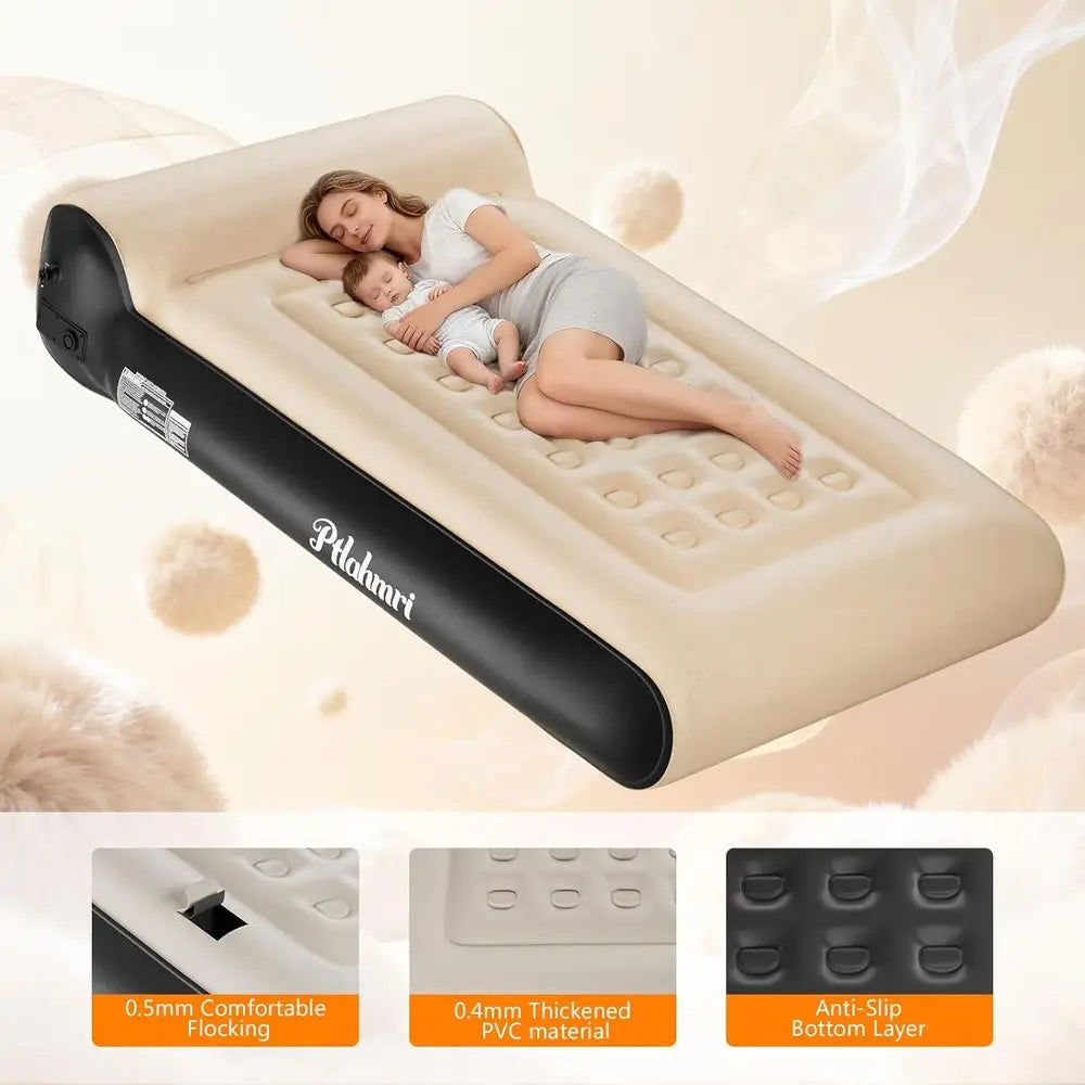 16 Inflatable Air Mattress with Quick-Pump, Luxury Comfort for Camping and Home Use