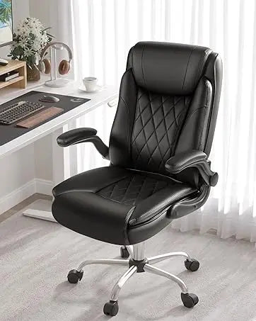 Convertible Folding Futon Sofa Bed Sleeper Couch for Living Room Faux Leather Upholstered Loveseat w/Removable Armrests