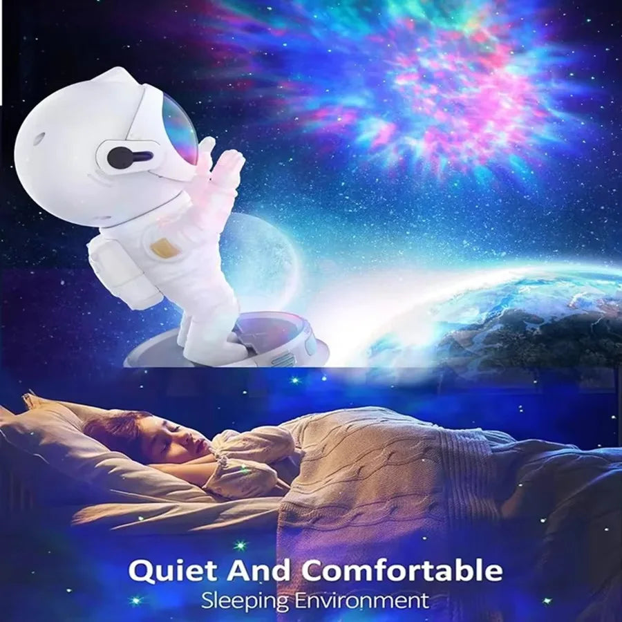 Kids Star Projector Night Light with Remote Control 360°Adjustable Design Astronaut Nebula Galaxy Lighting for Children Adults