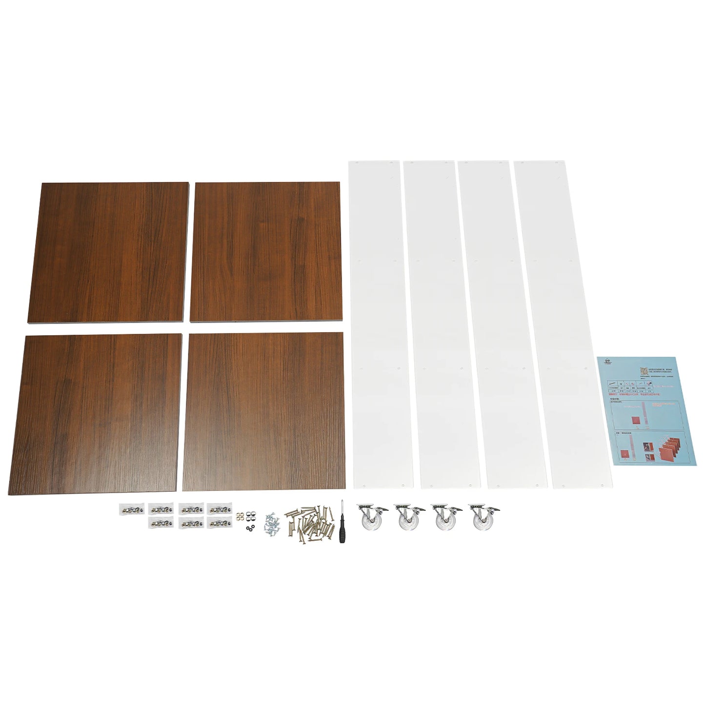 360 ° Rotating Bookshelf, 3-Layer Vertical Bookshelf, 3-Layer Acrylic Bookshelf, With a Load-Bearing Capacity of 50kg