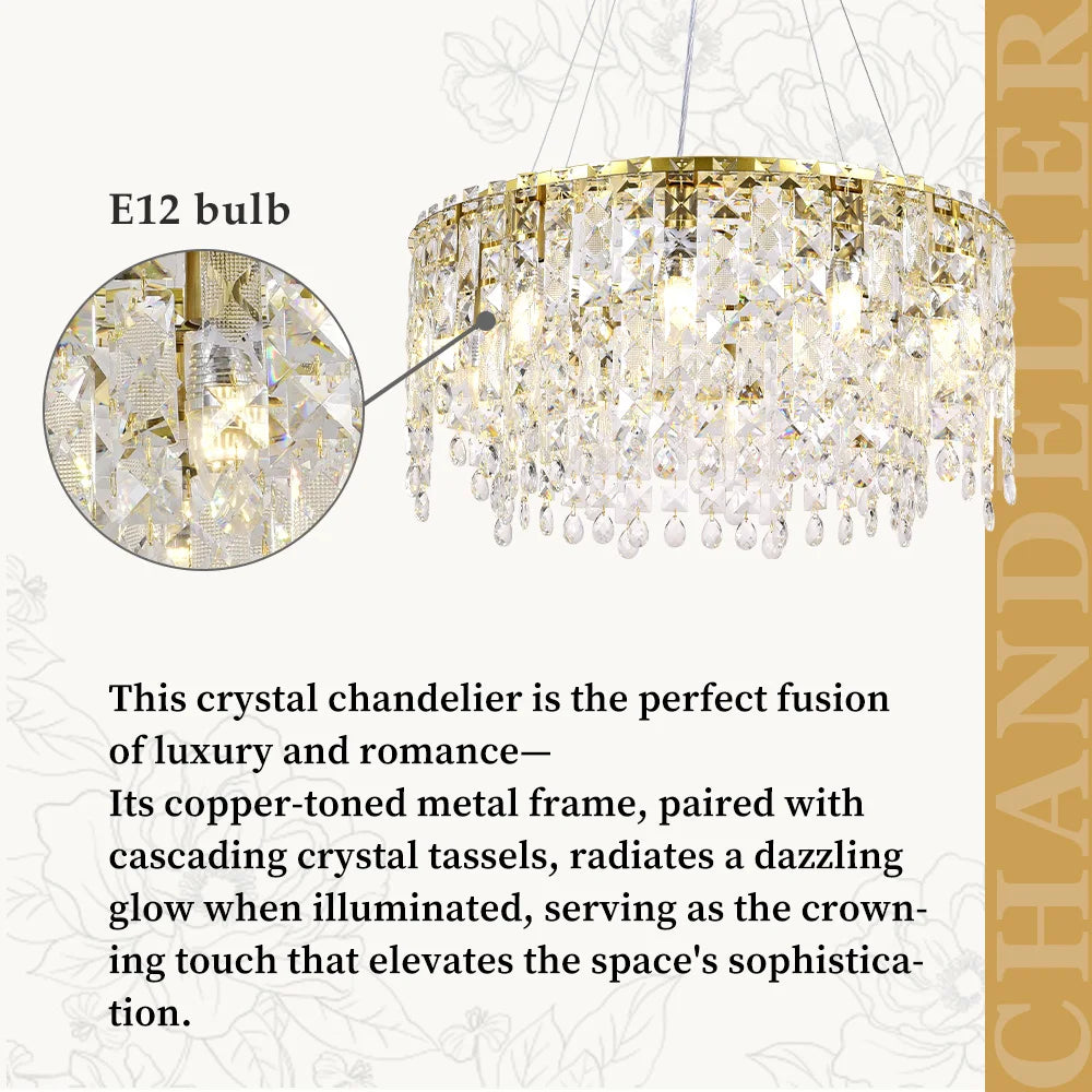 Modern Crystal Chandelier Living Room Ceiling Chandeliers Villa Loft Silver Lustre Lighting Home Decor Hanging Ceiling Lights