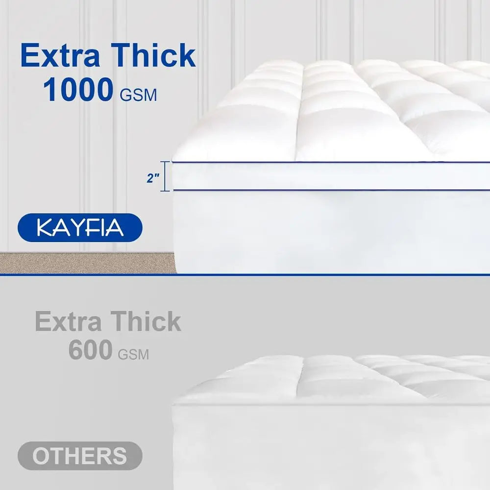 Luxurious Plush Pillow Top Mattress with Deep Sleep Technology, 8-23 Inch - White